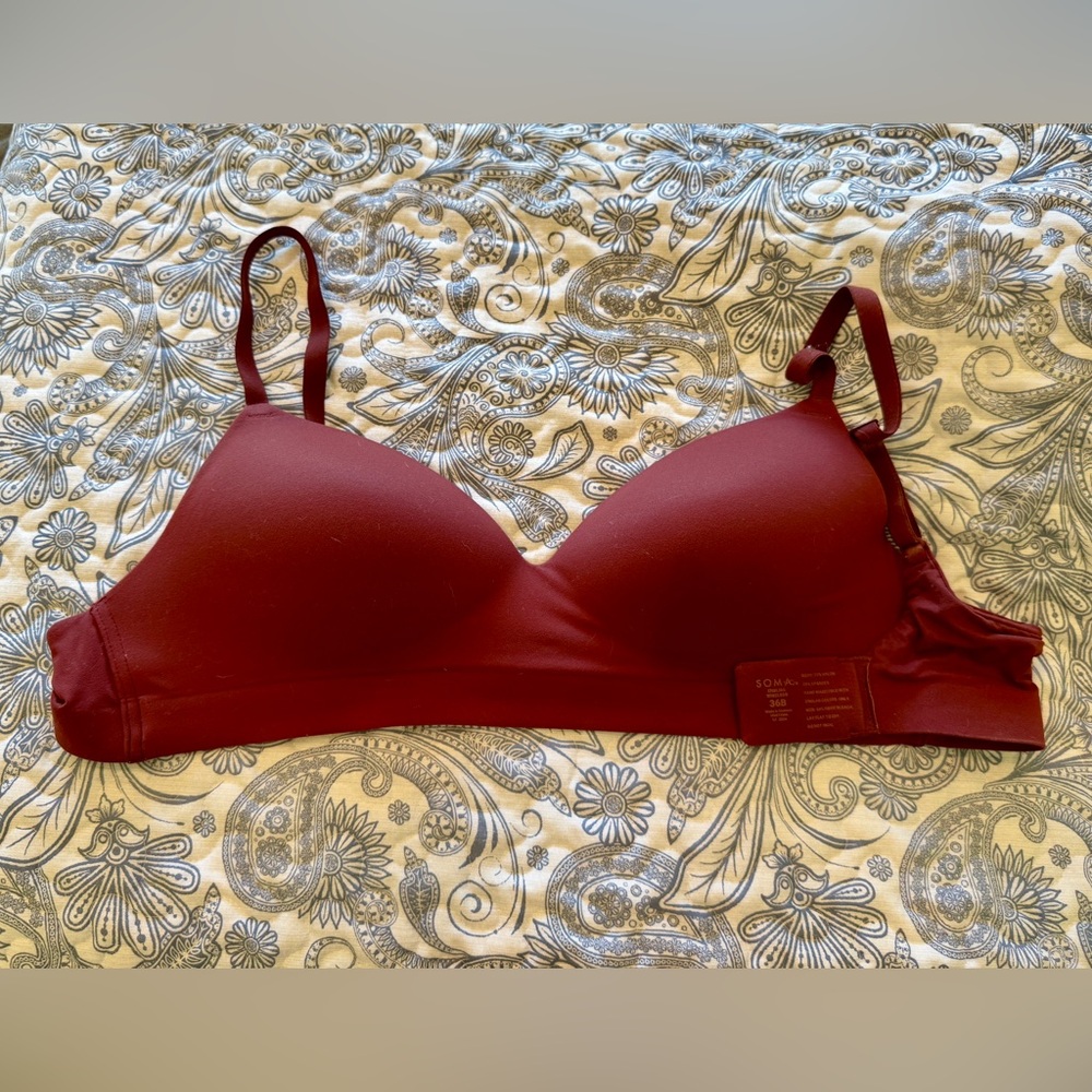 Soma enbliss wireless Women's Deep Red Bra